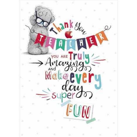 Best Teacher Me to You Bear Thank You Card £1.79